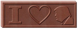 I LOVE TRUMP CHOCOLATE BAR MOLD